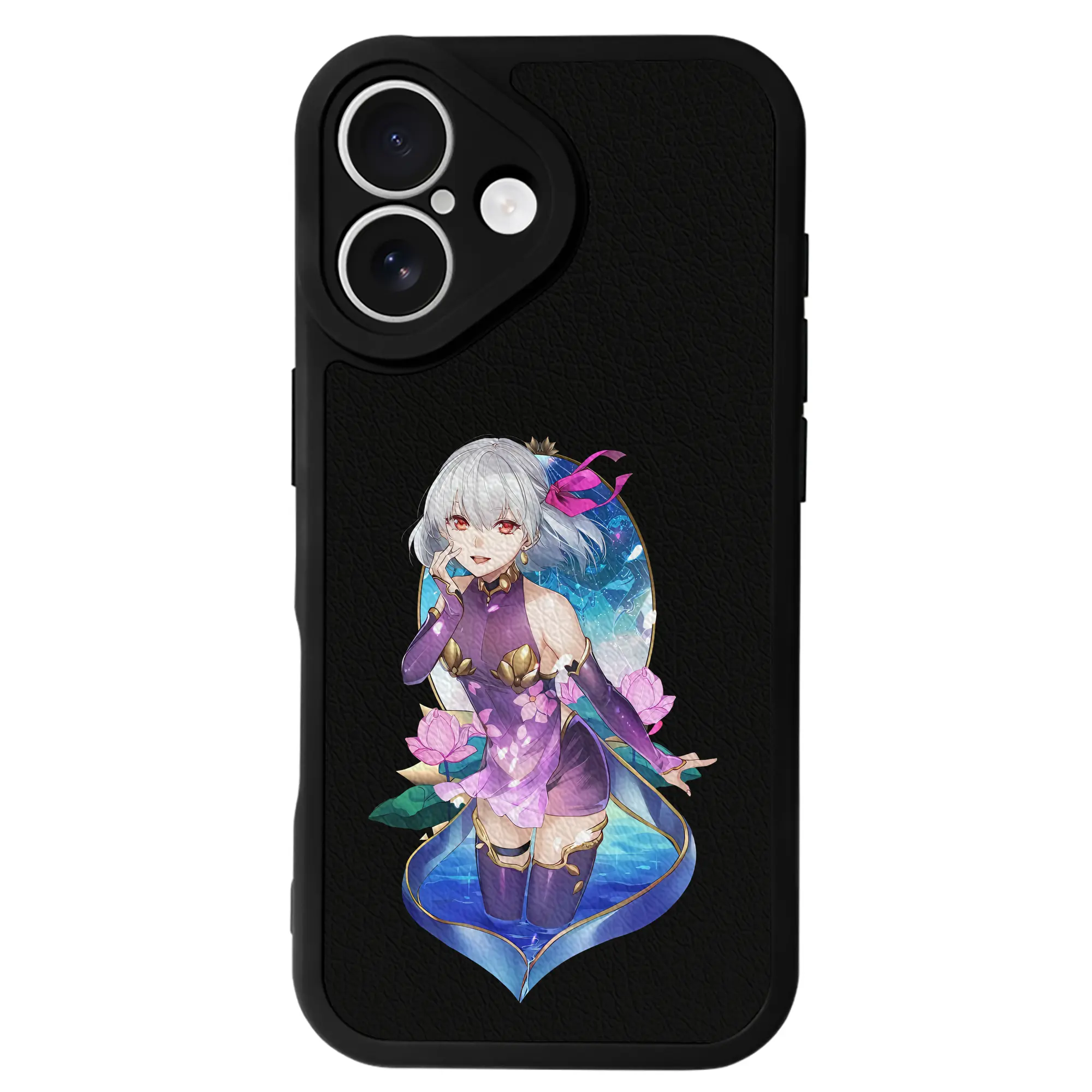 FGO グッズ,カーマ - IPhone 16シリーズ対応 ・ シリコンスマホケース ・ レザー調 ・ 高精度フィット ・ 耐衝撃 ・ ワイヤレス充電対応 ・ 精密カット